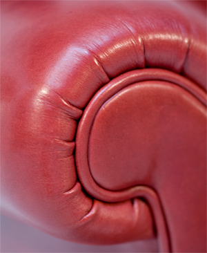 Duresta Shaftsbury Chair Niven Chianti Hide L3 image 2